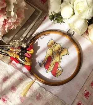 Women Shoes - PDF Free Cross Stitch Pattern