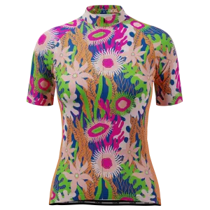 Women's Aquatic Plantlife Short Sleeve Cycling Jersey