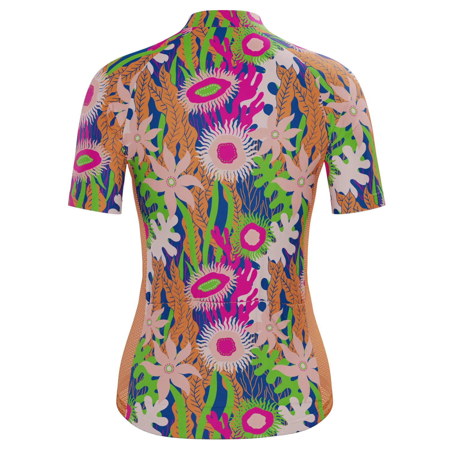 Women's Aquatic Plantlife Short Sleeve Cycling Jersey