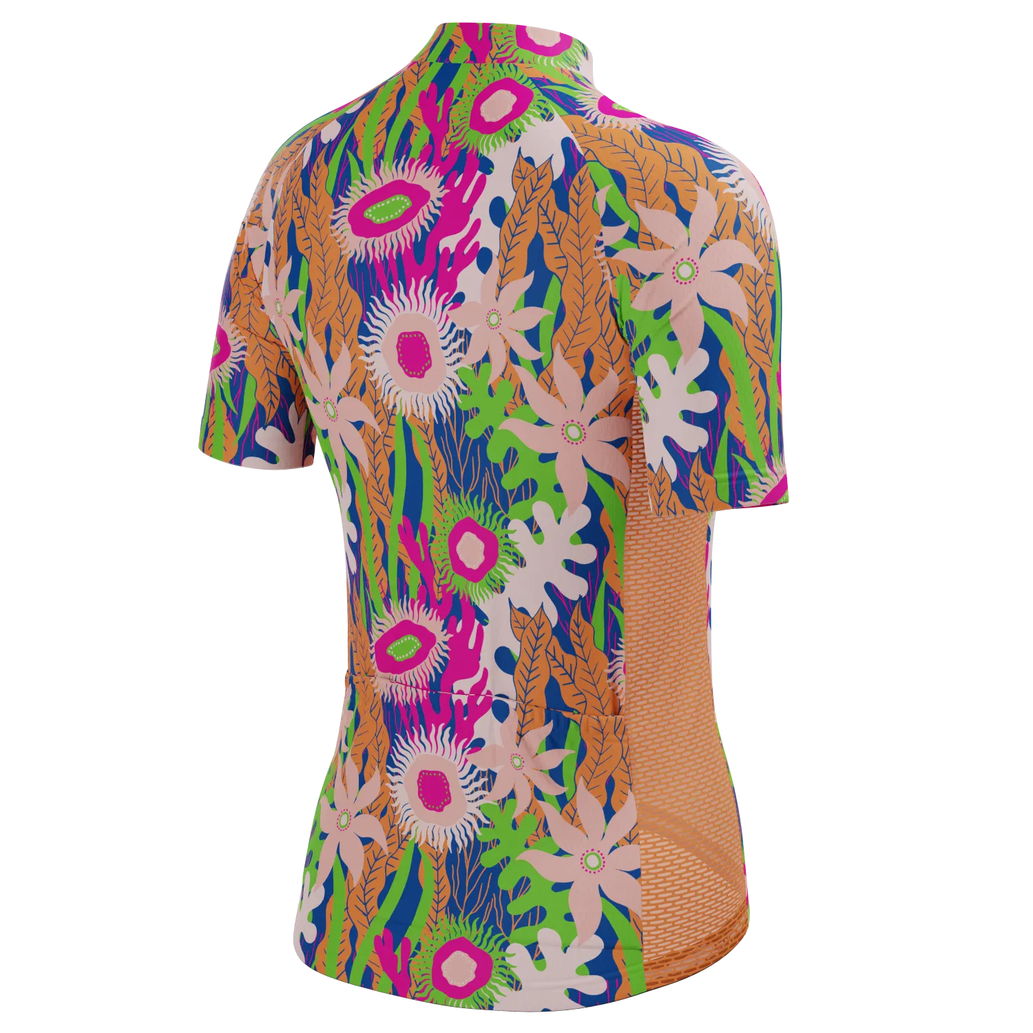 Women's Aquatic Plantlife Short Sleeve Cycling Jersey