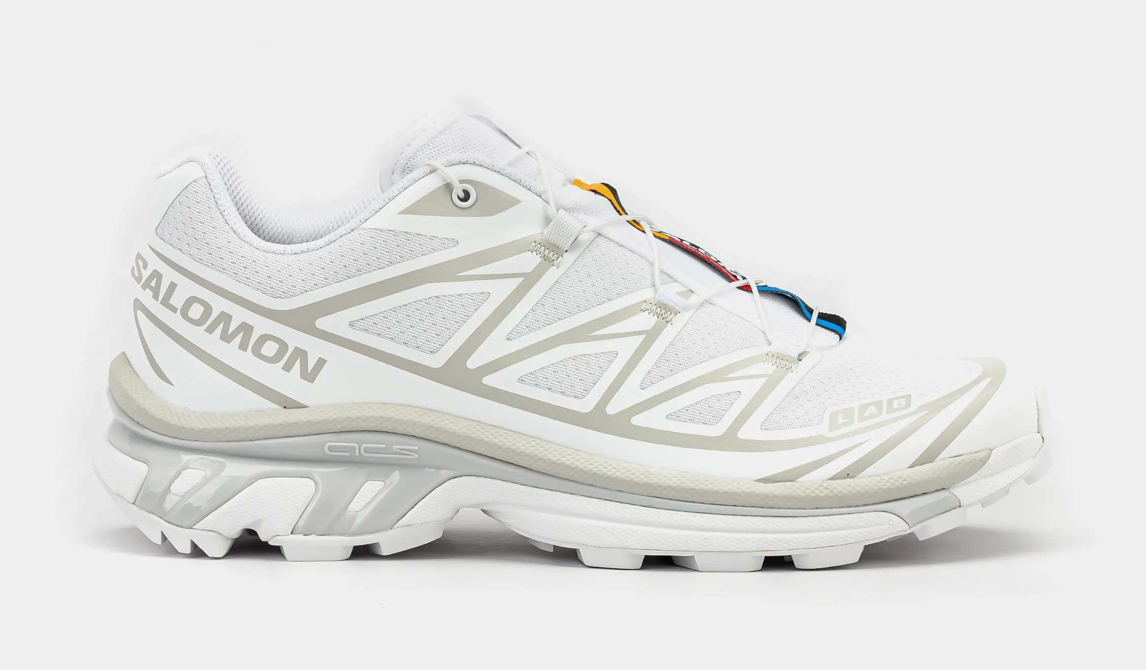 XT - 6 Mens Running Shoes (White/Lunar Rock)