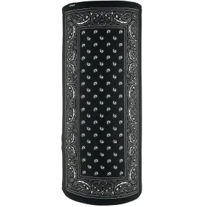 Zan headgear® Black Paisley All in One Headgear