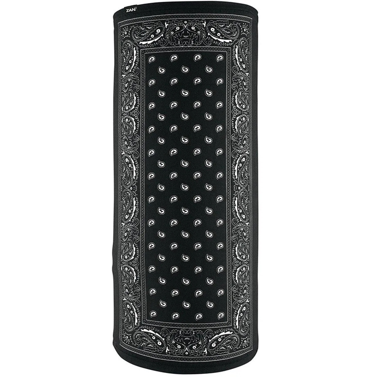 Zan headgear® Black Paisley All in One Headgear